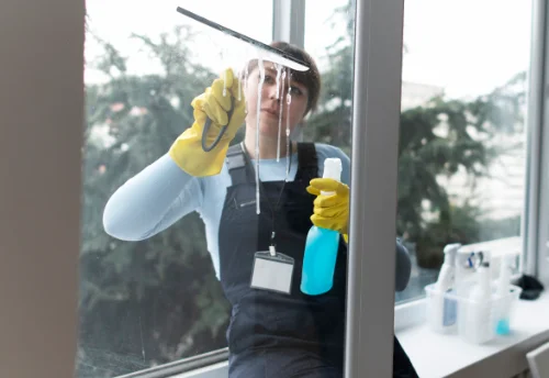 Nettoyage de vitres intérieures et extérieures à Pouques-Lormes